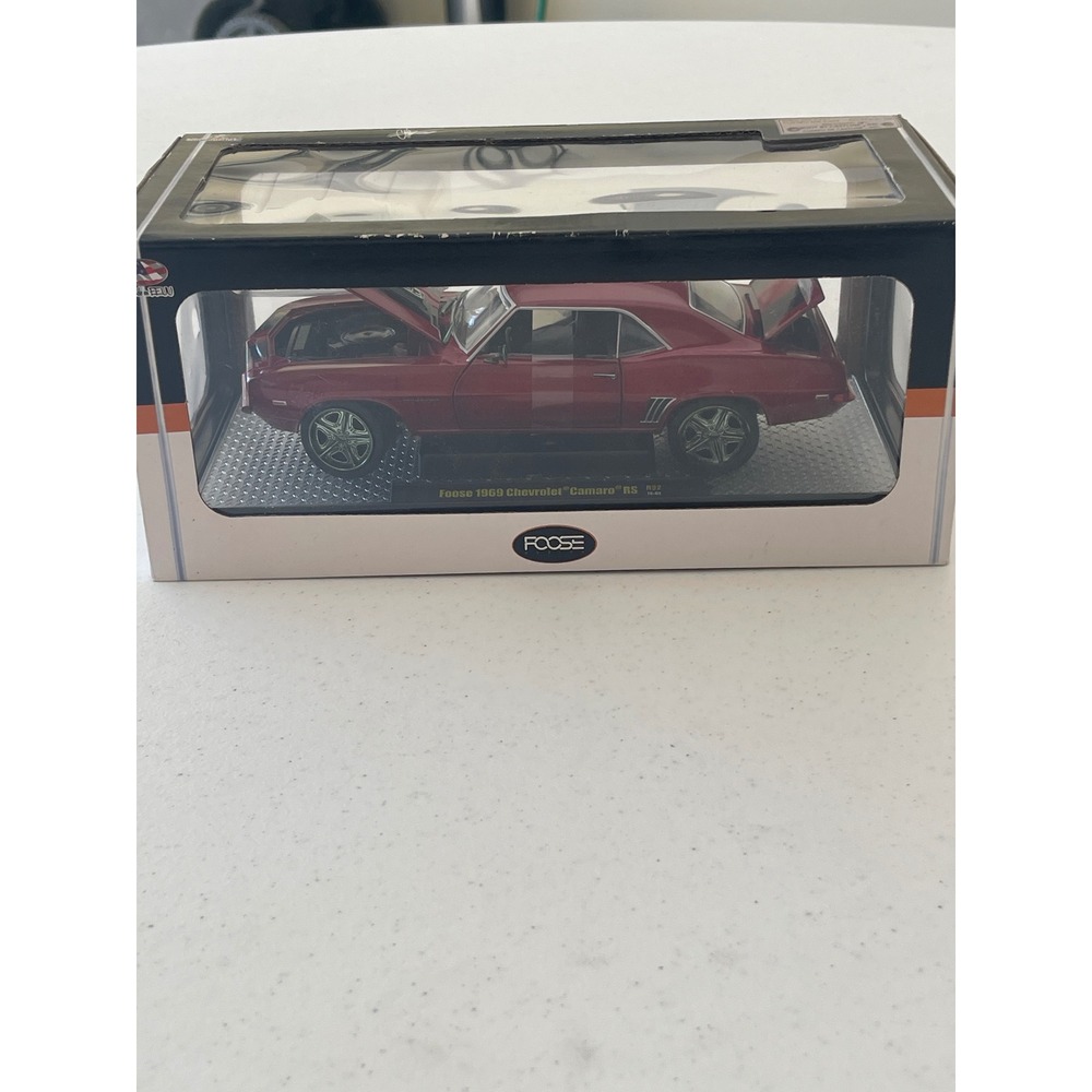 M2 Machines Foose 1969 Chevrolet Camaro RS Red 1:24 Diecast Model Car‎ R52 16-03